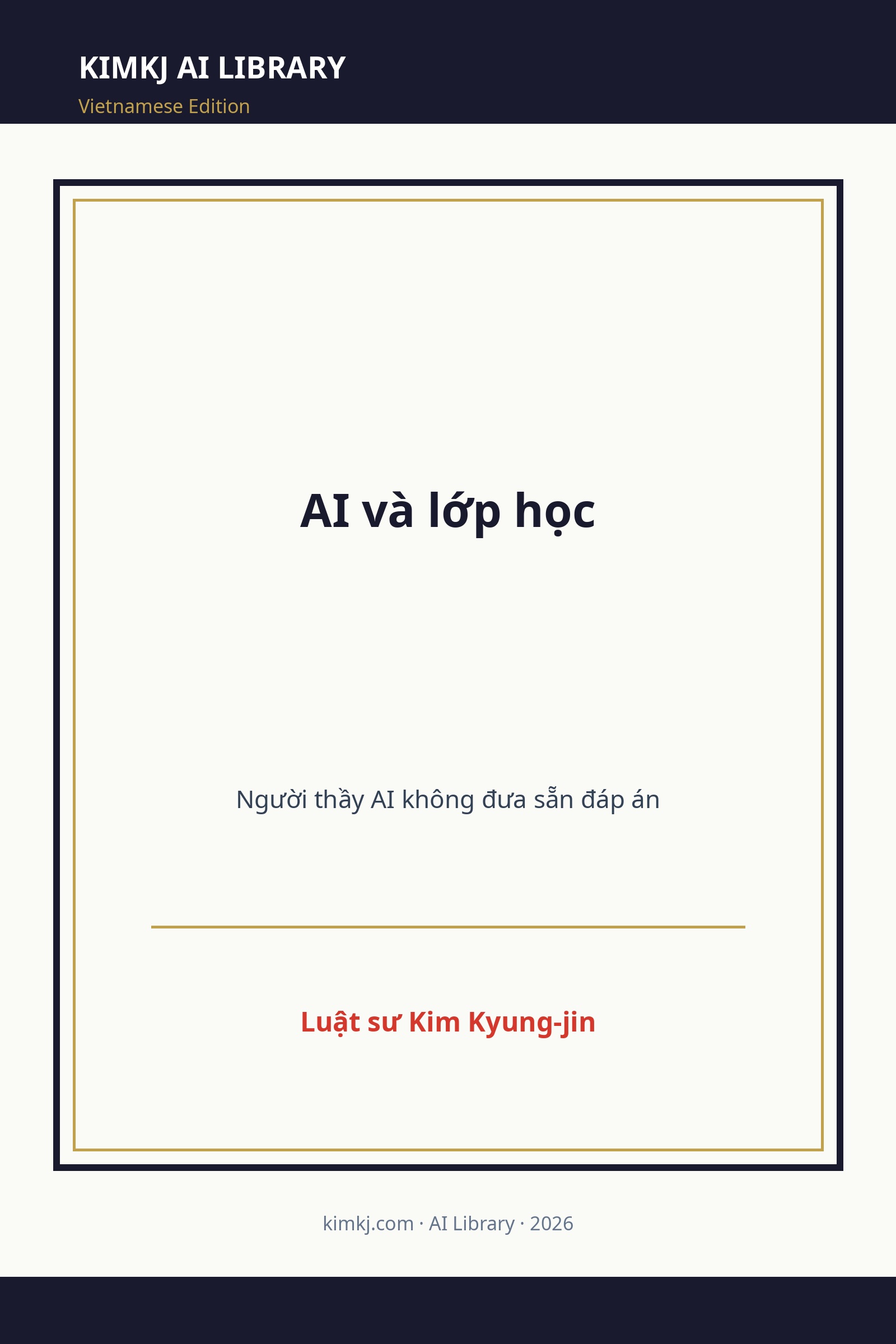 AI và lớp học cover