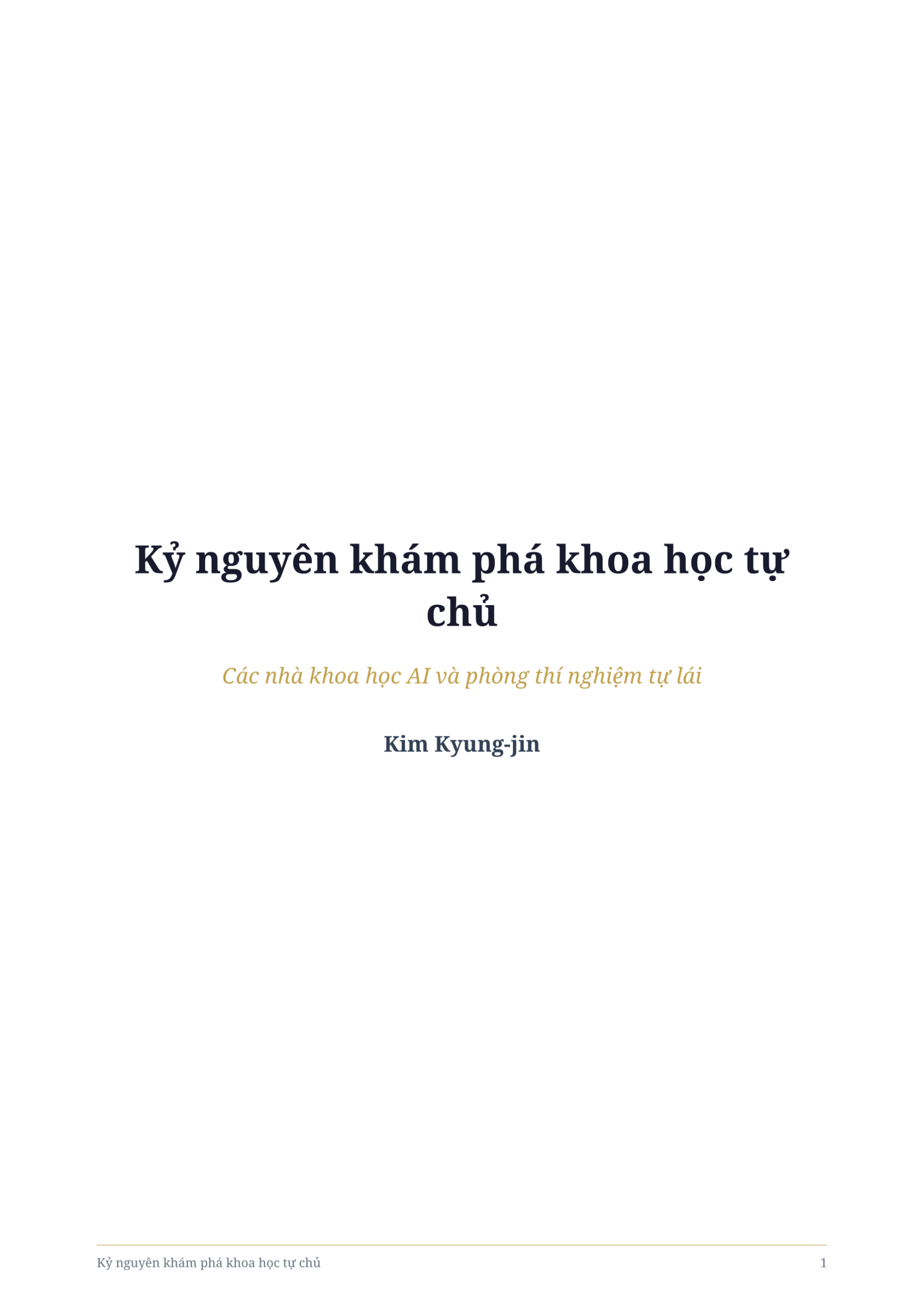 Kỷ nguyên khám phá khoa học tự chủ cover