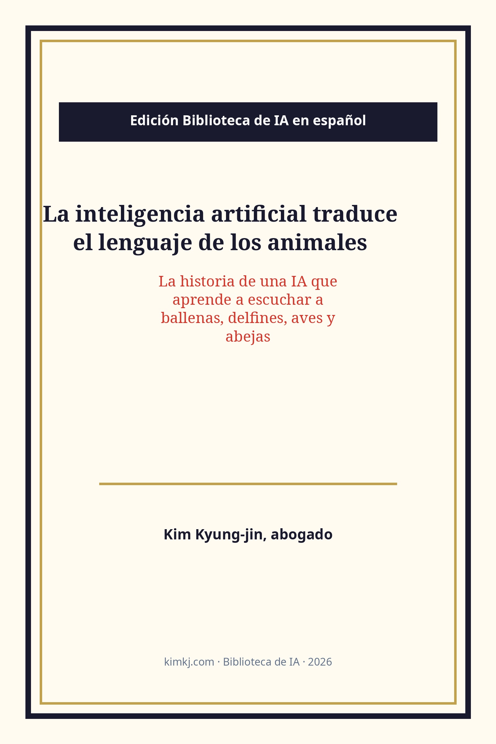 La inteligencia artificial traduce el lenguaje de los animales cover