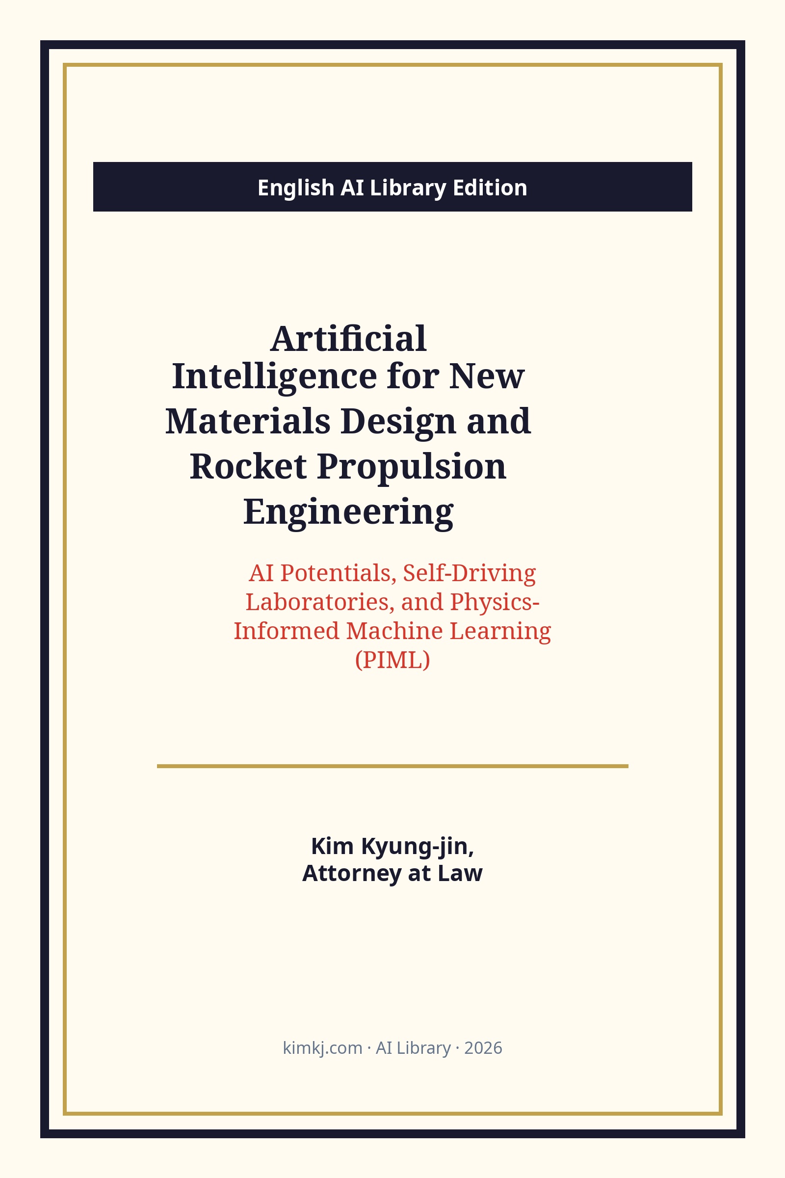 Artificial Intelligence for New Materials Design and Rocket Propulsion Engineering cover