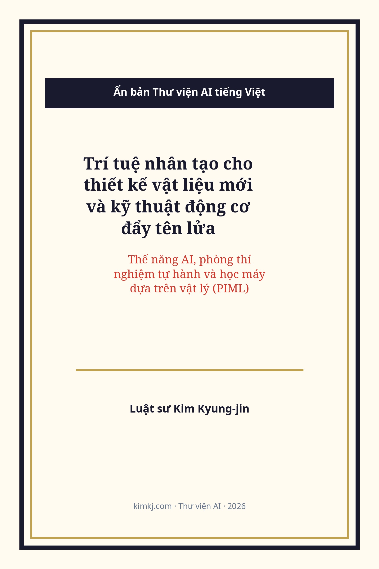 Trí tuệ nhân tạo cho thiết kế vật liệu mới và kỹ thuật động cơ đẩy tên lửa cover