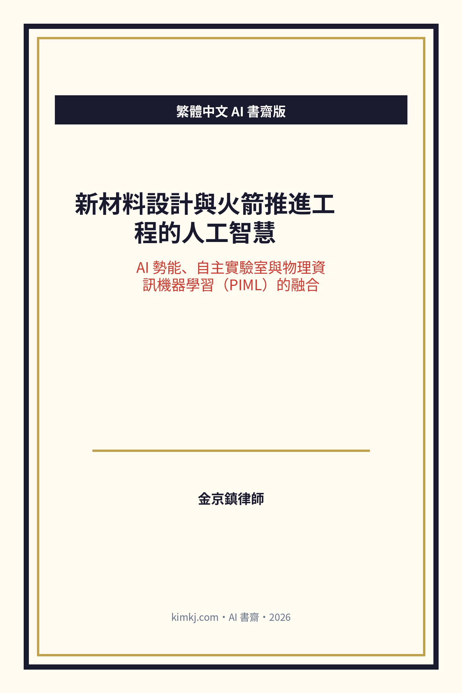 新材料設計與火箭推進工程的人工智慧 cover